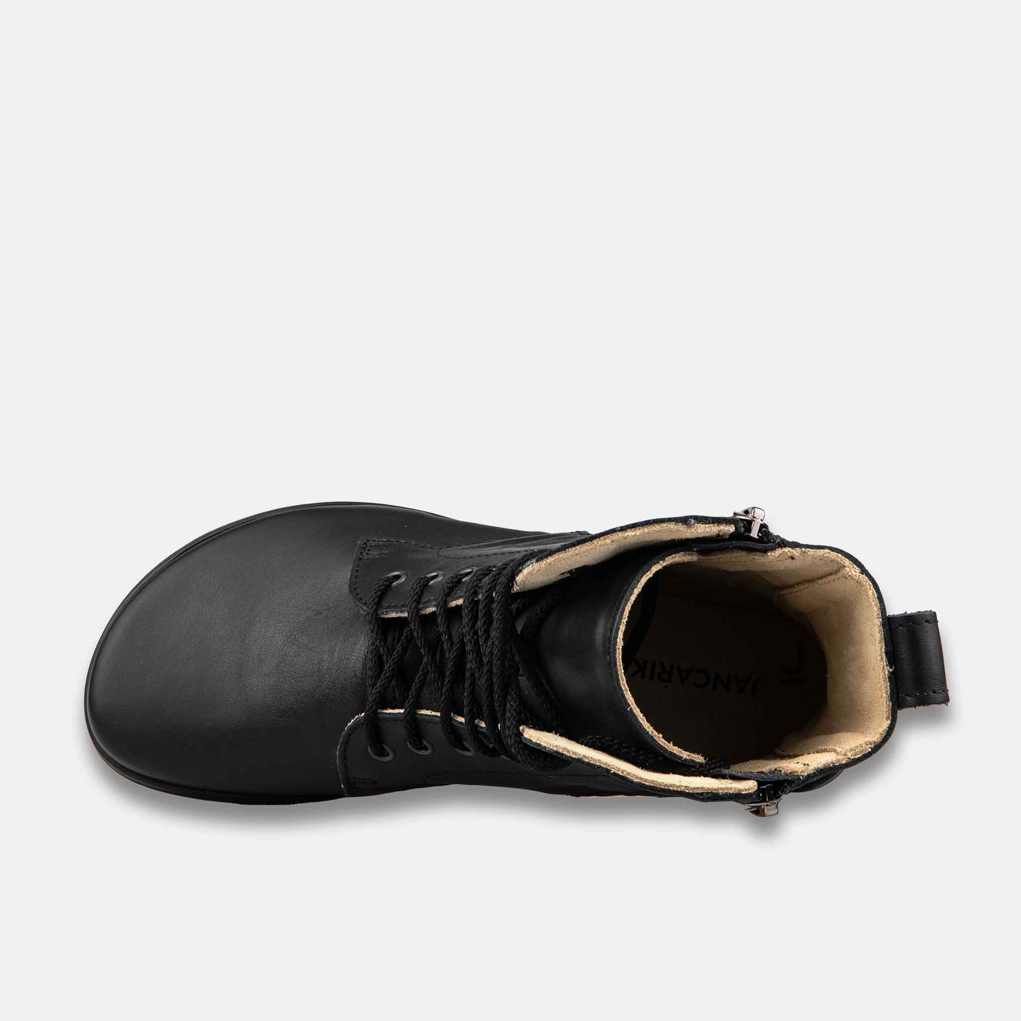 Barefoot Mark Double Zip Black